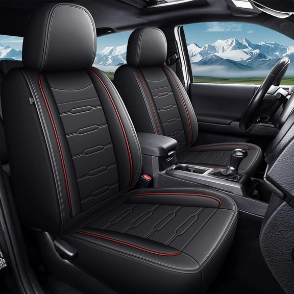 DIKSOAKR Seat Covers Fit for 2007-2024 2025 Chevrolet Silverado GMC Sierra 1500 2500HD 3500HD Trail Boss Z71 Crew Double Extended Cab Truck Pickup Car Seat Covers