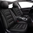 thumbnail image 1 of DIKSOAKR Seat Covers Full Set for BMW X1 2013-2020 Premium Leather Seat Protectors with Lumbar Support,Waterproof Auto Cushions Black,Full Set(2 Row 5 Seats), 1 of 9