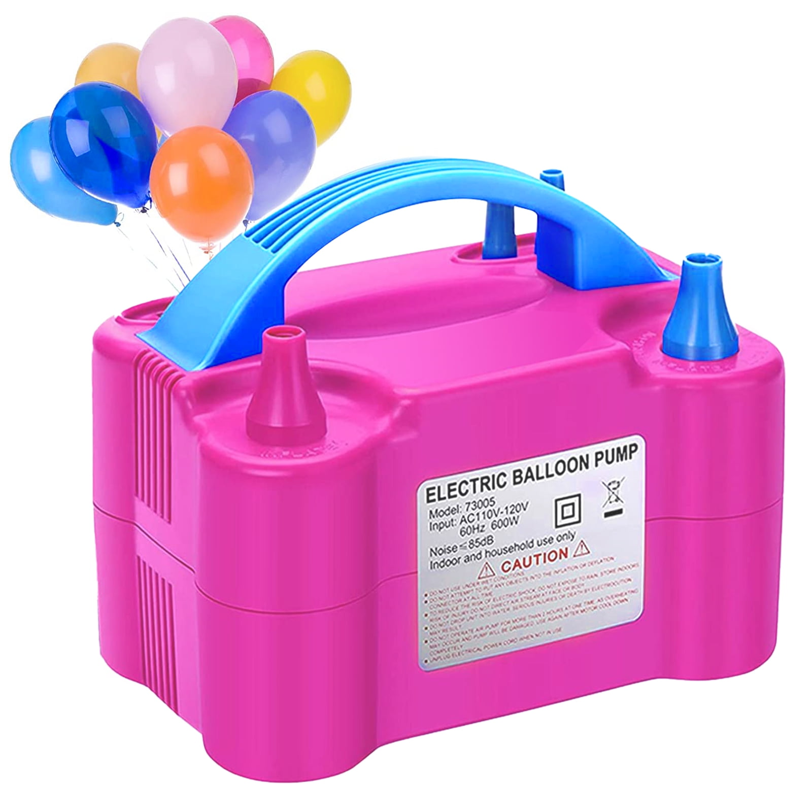 Plastic Pink,Blue Birthday Party Electric Balloon Pump, For