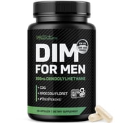 DIM 300mg | Estrogen Blocker & Hormone Balance for Men | Diindolylmethane Aromatase Inhibitor | 60 Ct