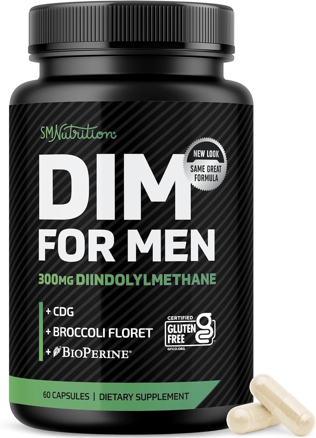 DIM 300mg | Estrogen Blocker & Hormone Balance for Men | Diindolylmethane Aromatase Inhibitor | 60 Ct