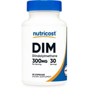 Nutricost Dim Diindolylmethane 300 mg, 30 Capsules, Unisex