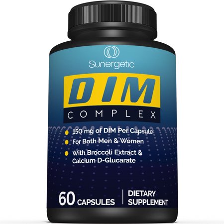 Premium DIM Supplement–Includes 150mg of DIM (diindolylmethane), Broccoli, Calcium D-Glucarate & Bioperine - DIM Capsules For Men & Women– Powerful DIM Blend - Hormone Support Complex - 60 Capsules