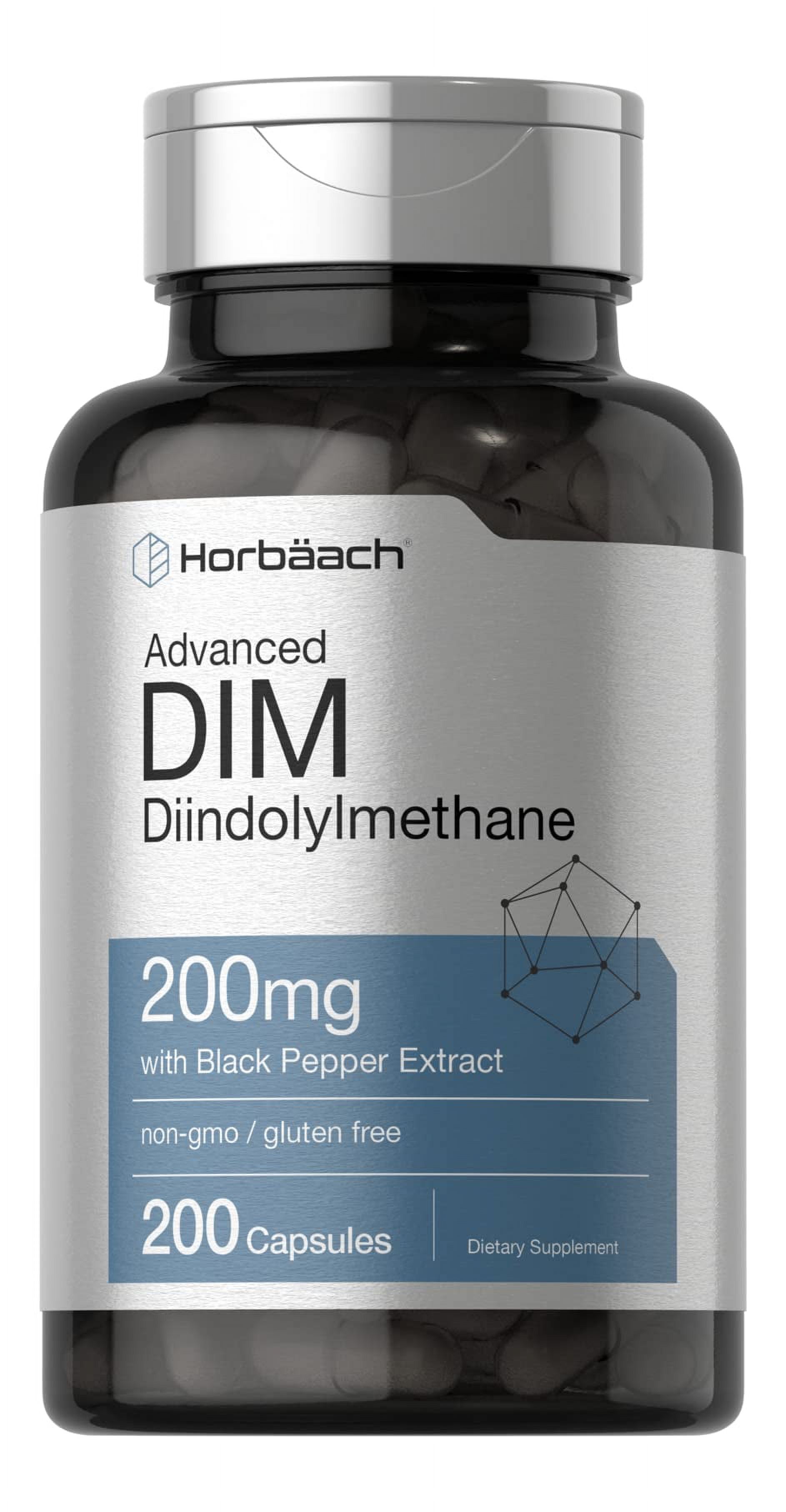 DIM Supplement 200mg Advanced Diindolylmethane with Black Pepper