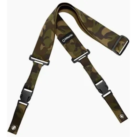 DIMARZIO CLIPLOCK STRAPS (2), LONG - CAMO