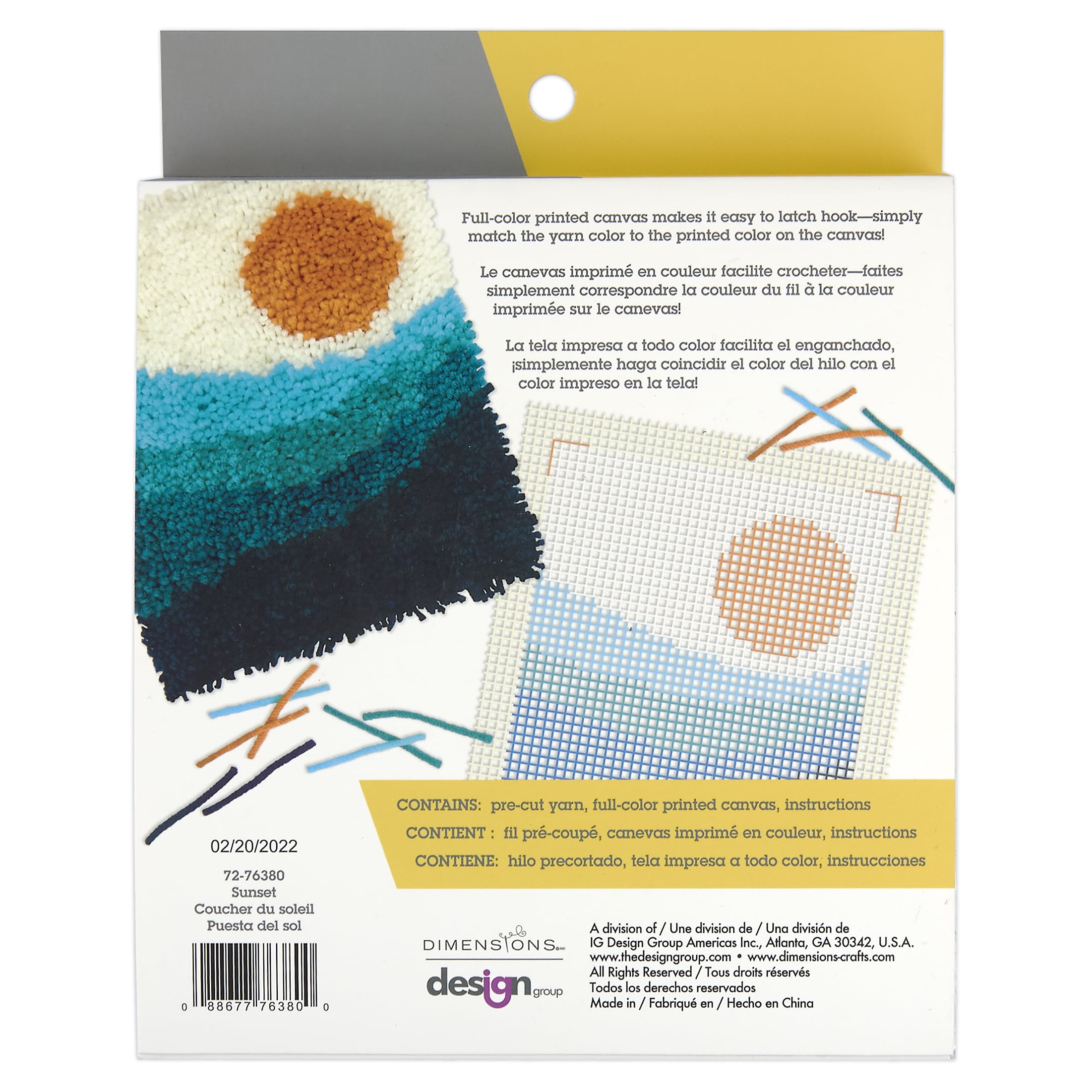DIMENSIONS SUNSET LATCH HOOK