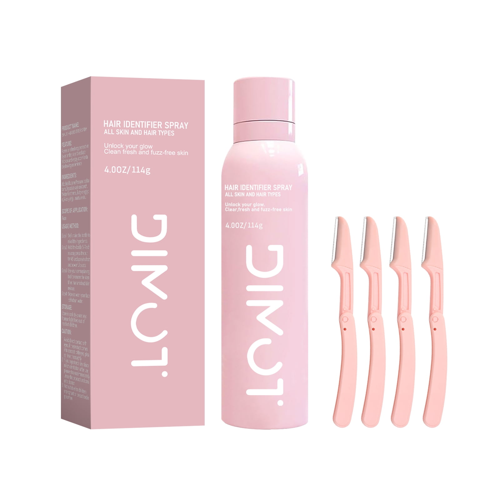 DIMOT Hair Identifier Spray For Face Shaving, Dermaplaning Spray for ...