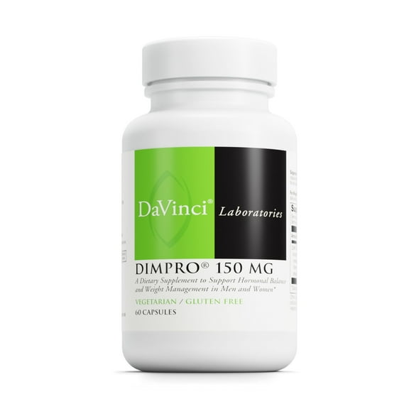 DaVinci Labs DIMPro 150 mg - Support Hormonal Balance & Weight Management* - 60 Capsules