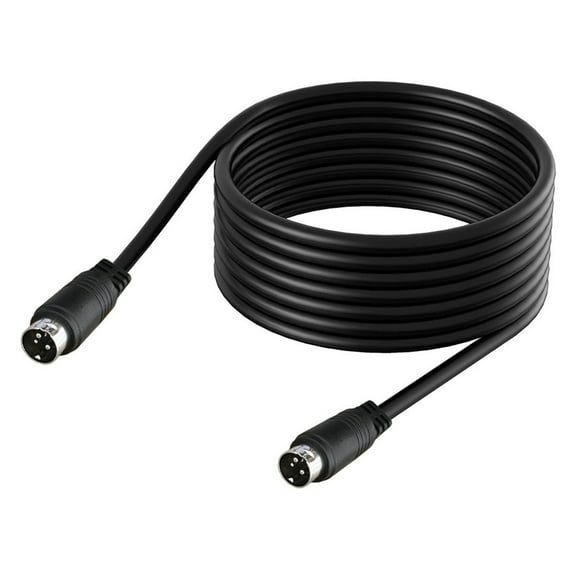 DIN 3pin Male to Male 3 Pin Transmission Cable for Music Player Power Auditory Video Security Equipments Connection