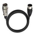 thumbnail image 1 of DIN 5Pin Male to 3Pin Female/Male 5Pin Extended Cable Large 5P Cable 5P To 3Pin Adapter Cable for Musical Instrument, 1 of 8