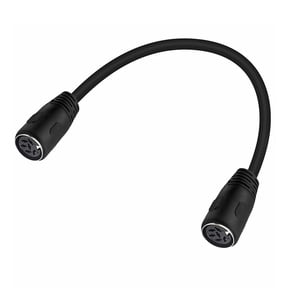 DIN 6Pin Female to Female Sound Video Cable for Sound Microphone Guitar Digital Instrument Equipment Testing Application