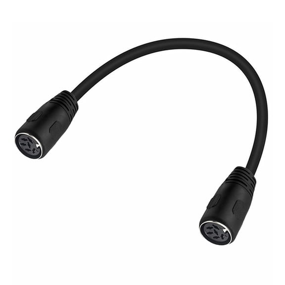 DIN 6Pin Female to Female Sound Video Cable for Sound Microphone Guitar Digital Instrument Equipment Testing Application