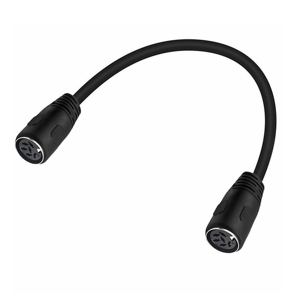 DIN 6Pin Female to Female Sound Video Cable for Sound Microphone Guitar Digital Instrument Equipment Testing Application