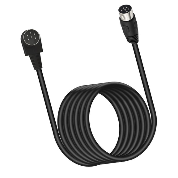 DIN 6Pin Male to Male Adapter Converter DIN 6 Pin Adapter Cable Socket Solder Converter for Microphone Instrument