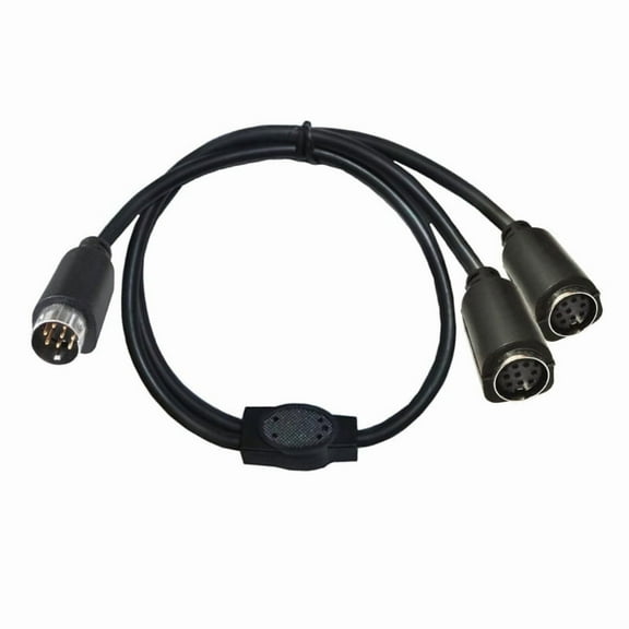 DIN 8Pin Splitter Cable 8pins S-Video Cord Enhances Auditory Transmission