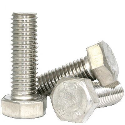 DIN 933 Hex Cap Screw, A2 Stainless Steel (18-8), M24-3.00 x 55mm, (QUANTITY: 10) Coarse Thread (UNC), Fully Threaded, Diameter: M24-3.00, Length: 55mm