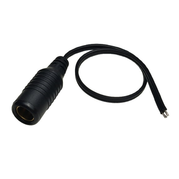 DIN Female Connectors Wire 18AWG Adapter Cable Cord for Motorcycle Power Socket Outlet Adapter Wire Installation