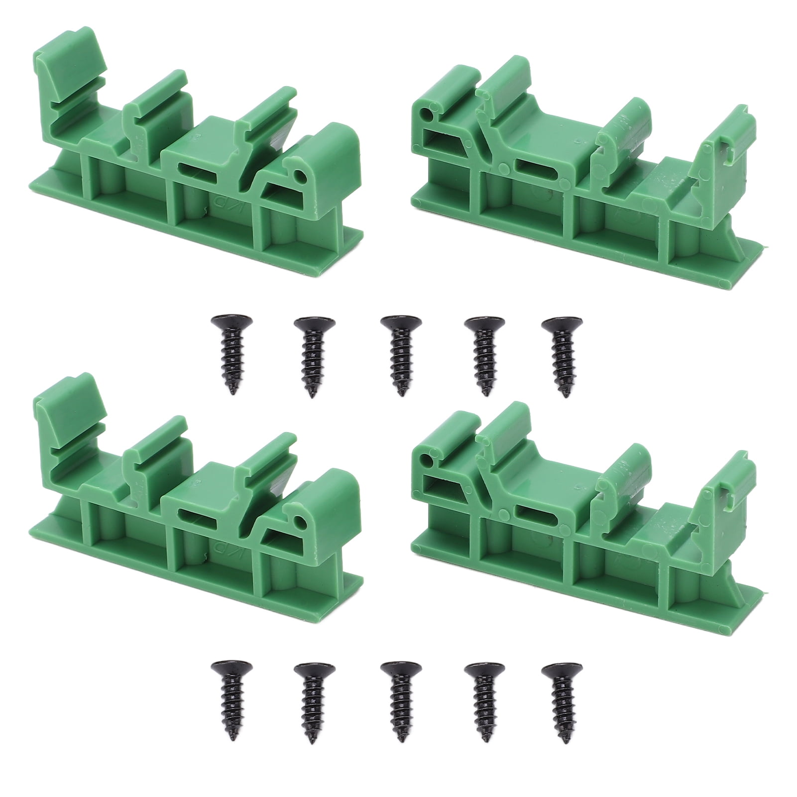 DIN Rail Mounting Bracket, 2 Sets Insulated PCB Bracket for Electronic ...