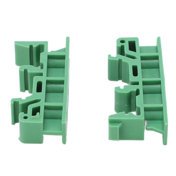 DIN Rail Mounting Bracket for PCB and Switching Devices, 2 Sets with 4 Brackets and 10 Screws