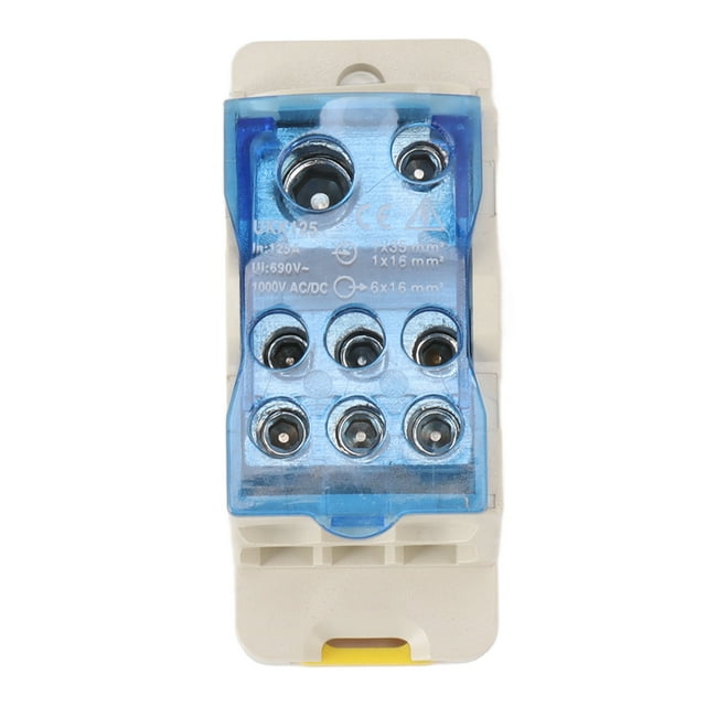 DIN Rail Power Junction Box Electrical Terminal Block Connector