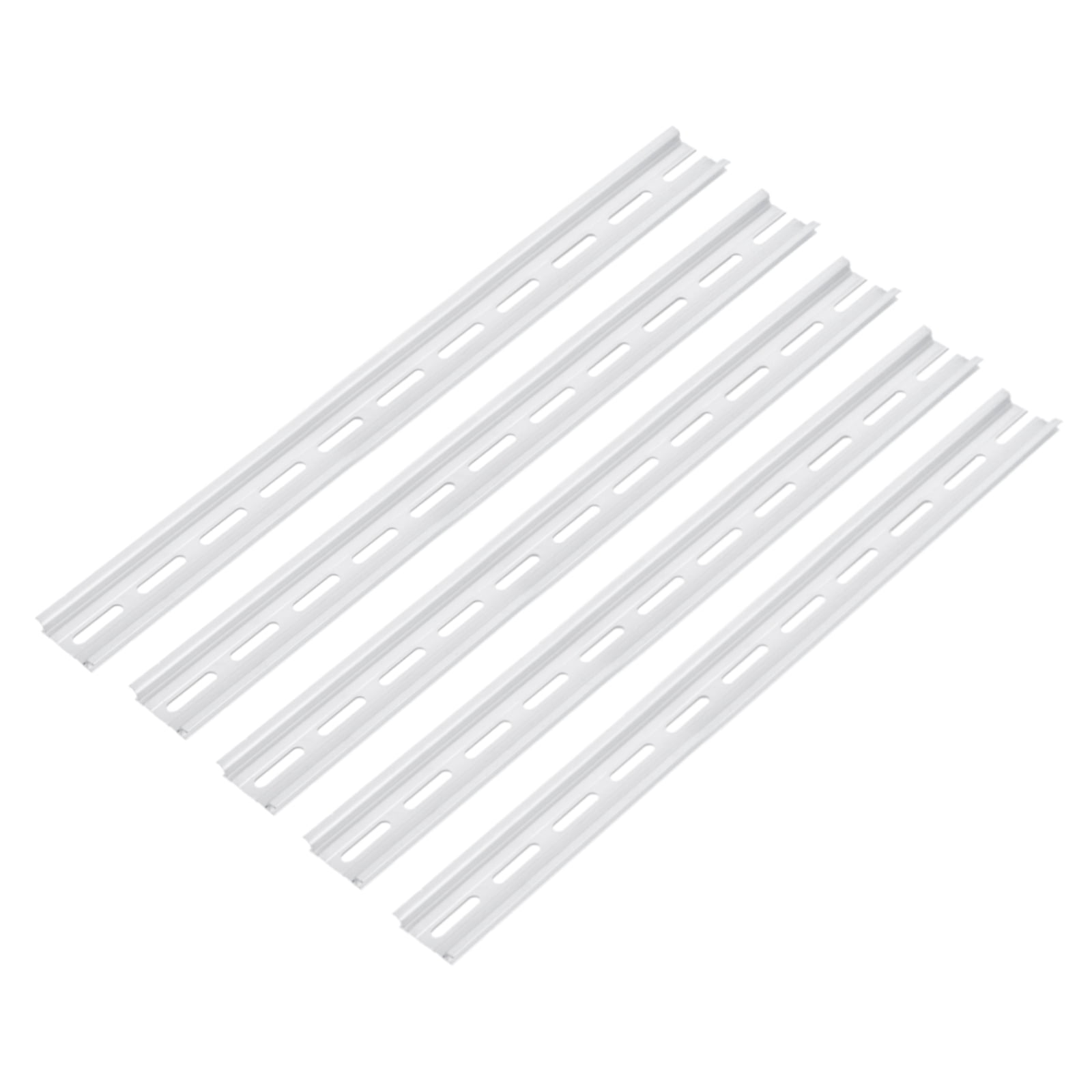 DIN Rail Slotted Aluminum Mounting Guide 12 Inch x 1.4 Inch x 0.3 Inch ...