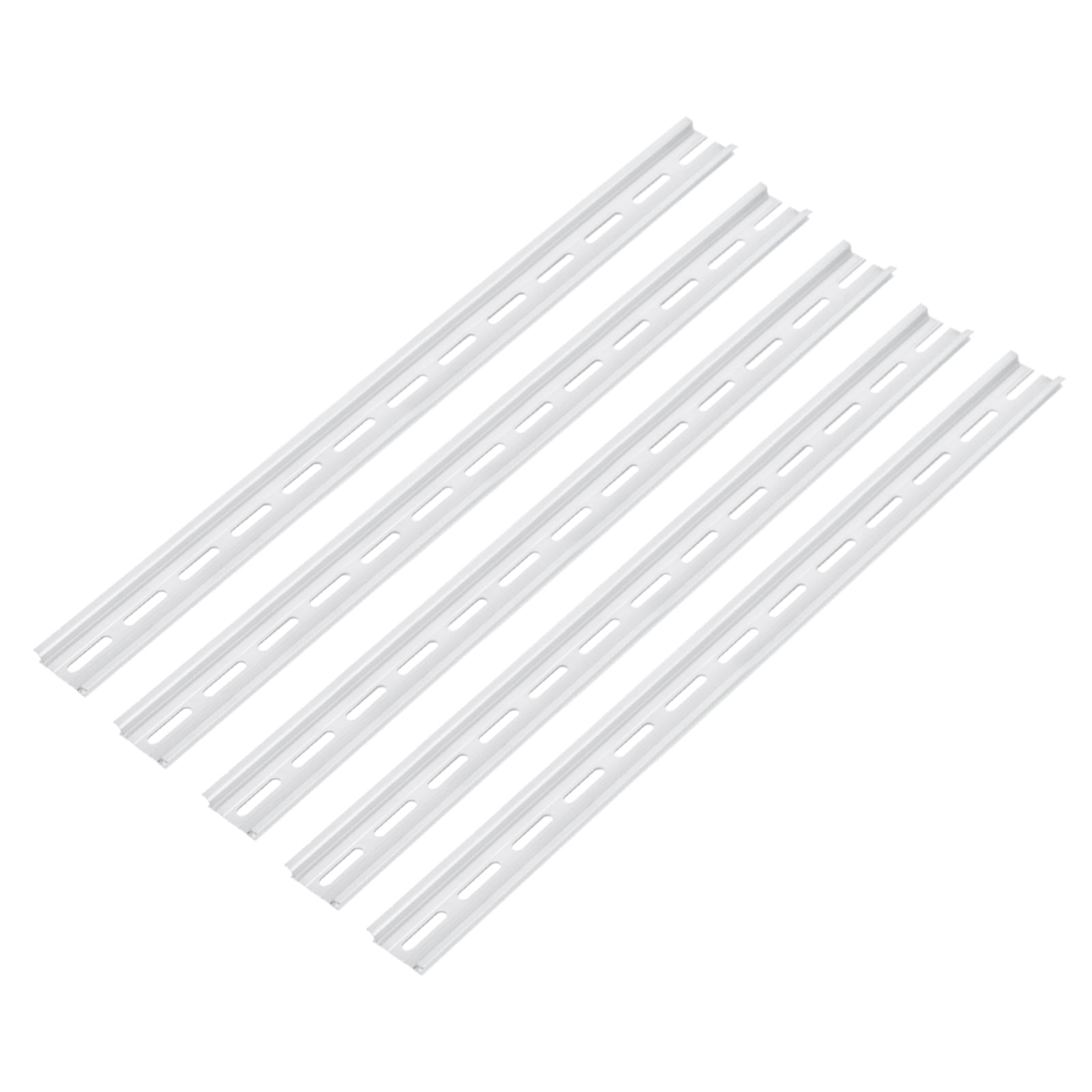 DIN Rail Slotted Aluminum Mounting Guide 16 Inch x 1.4 Inch x 0.3 Inch ...