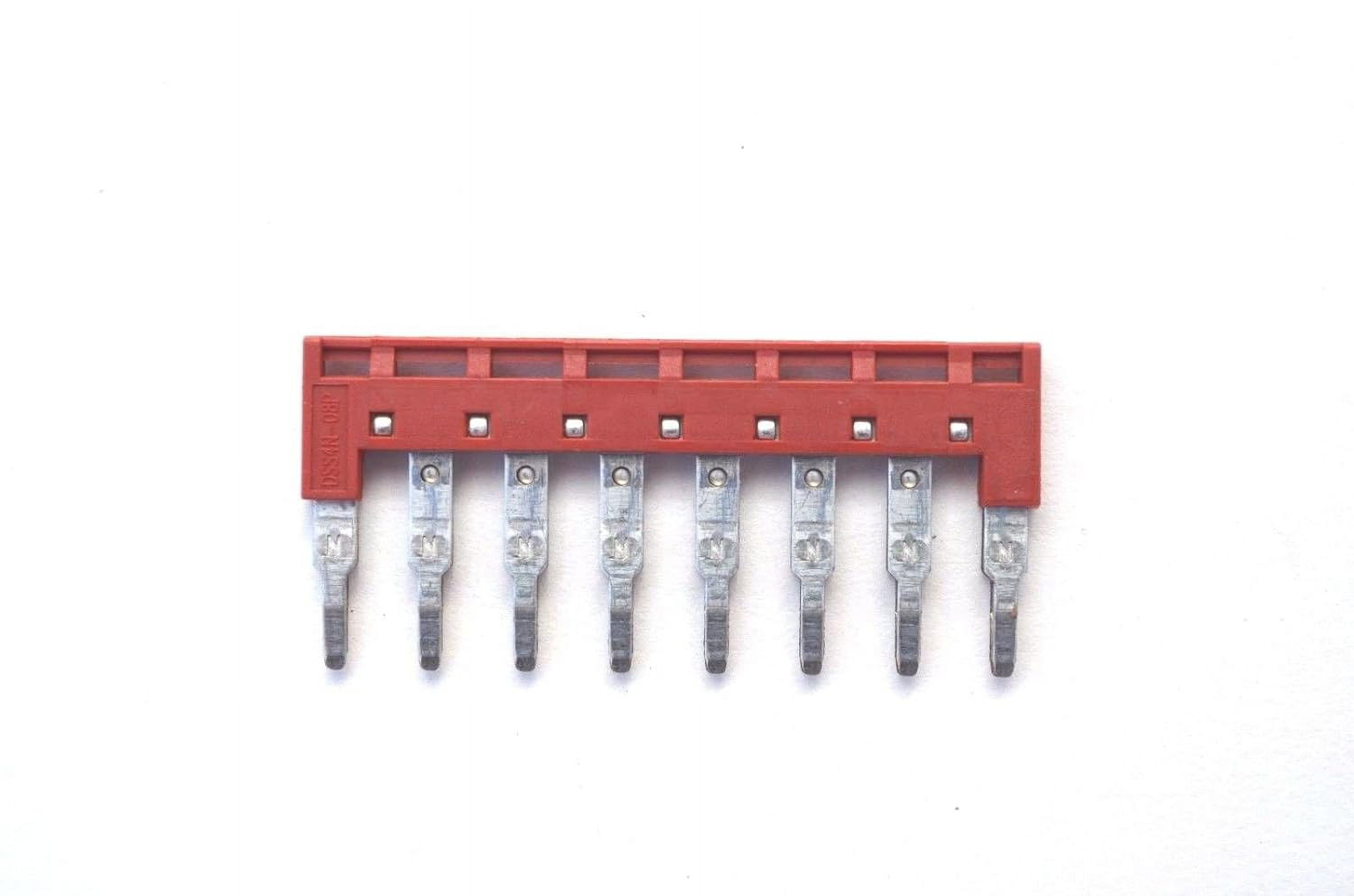 DIN Rail Terminal Block PressFit Jumper DK4N Eight Pole, Pack Of 50