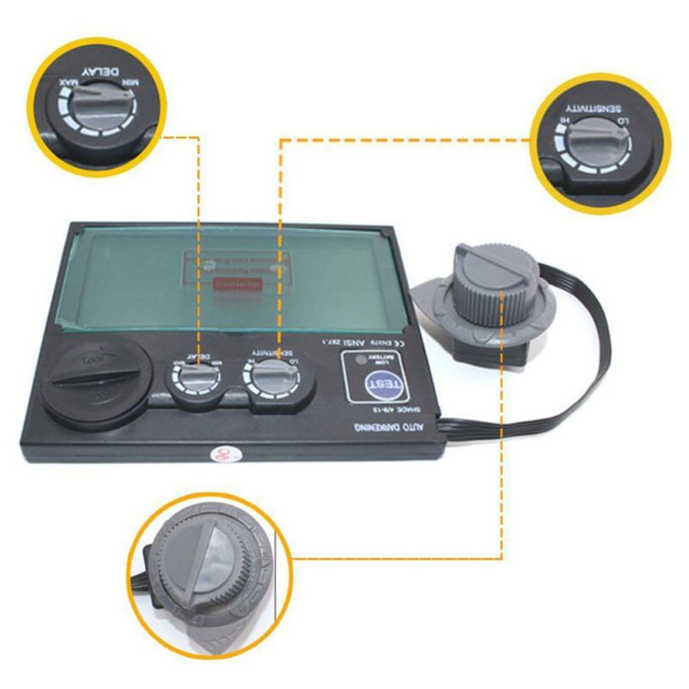 DIN9-DIN13 LCD Screen Solar Auto Darkening Cover Lens For Welding Helmet