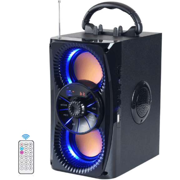DINDIN SPEAKER BLUETOOTH PORTABLE WIRELESS W/LIGHTS
