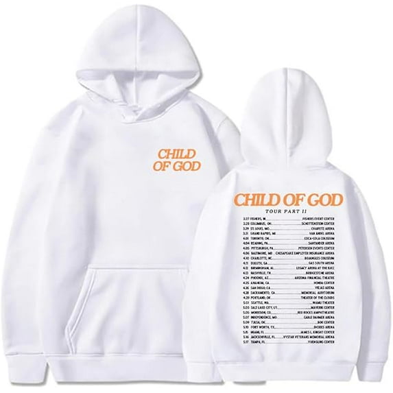 DINGCAI Forrest Frank Child of God Tour Unisex Vintage Fleece Hoodie - Soft Cotton Blend Pullover