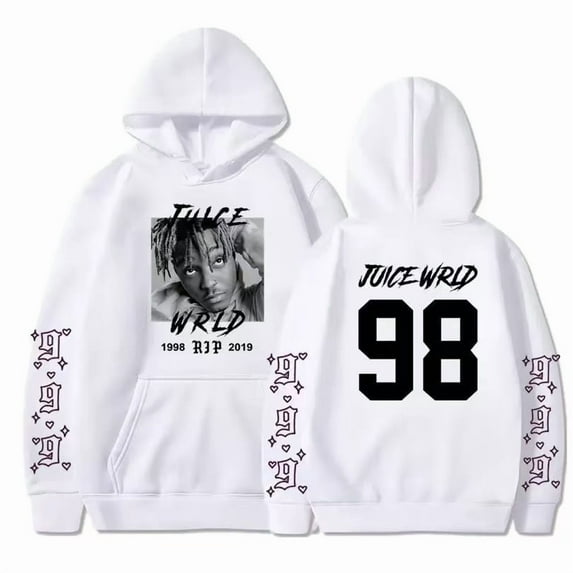 DINGCAI Juice Hoodie Wrld,L,White2