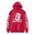 thumbnail image 1 of DINGCAI Juice Hoodie Wrld Pullover Band Rapper Casual Sweatshirt,XXS,Red, 1 of 5