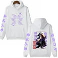 thumbnail image 1 of DINGCAI  Kokushibo Six Eyes Moon Breathing Graphic Hoodie - Unisex Streetwear Pullover, 1 of 4
