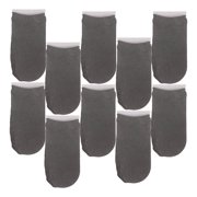 DINHEAROM 10Pcs Anti Slip Finger Protector Sleeve for Mobile Gaming Dark Grey Comfortable Fit