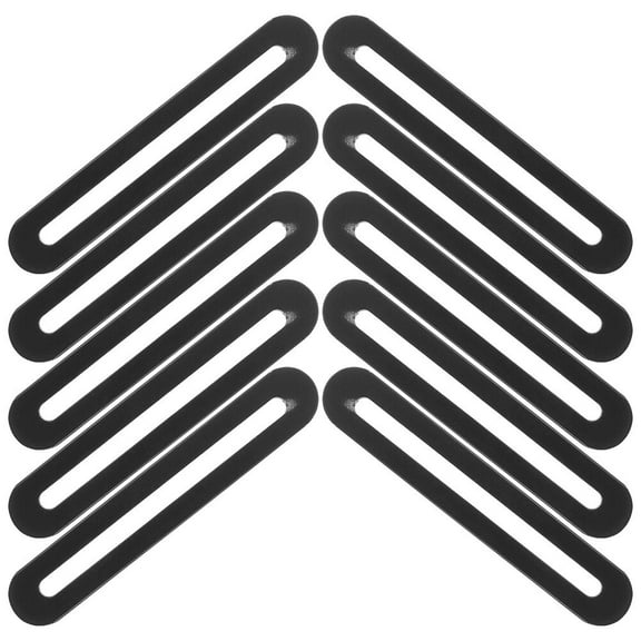 DINHEAROM 10Set Flat Tee Mending Plate for Furniture Panels Reinforcement 3.54X0.75X0.12In