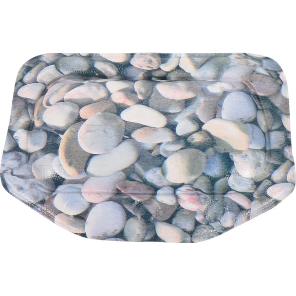 DINHEAROM 1Pack Oval Comfortable Shape Bath Pillow for Bathtub in Assorted Color with Slip Prevention 11.6x7.7in