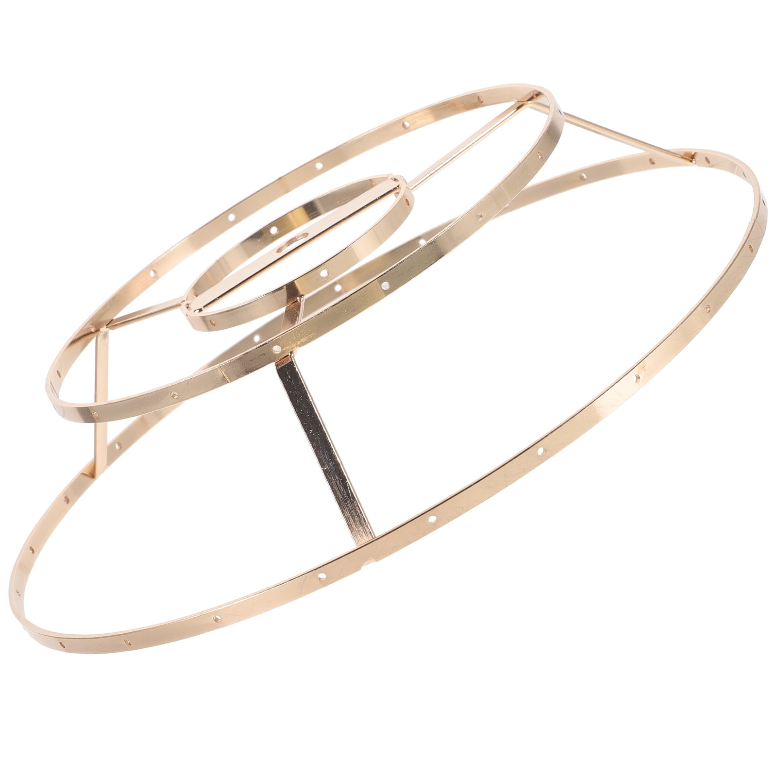 DINHEAROM 1Pack Wire Lamp Shade Frame in Iron for Diy .82X9.82X2.16in ...