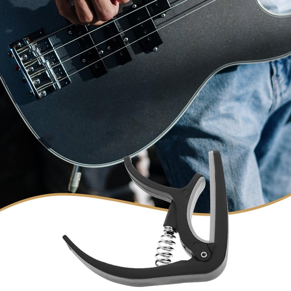 DINHEAROM Acoustic Guitar and Ukulele Capo - Easy-to-Use Capo for Acoustic String Instruments with Simple Design