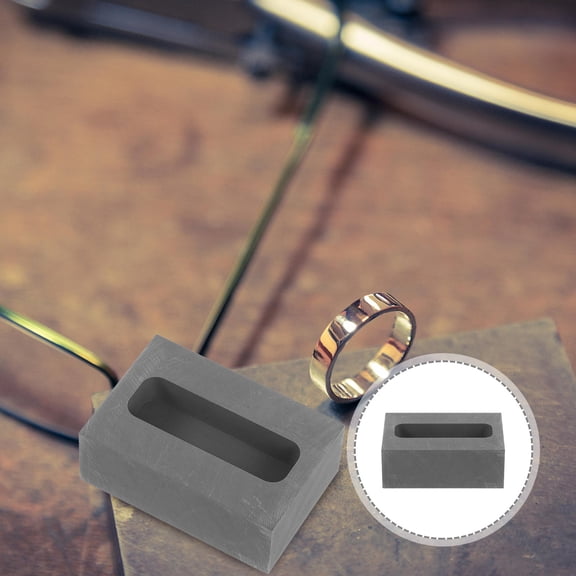 DINHEAROM 1Pcs Graphite Mold for Metal Casting with Good Thermal Conductivity