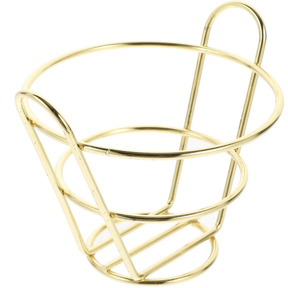 DINHEAROM 1Pcs Iron Snack Container for Home Use and Parties 5.31X4.52X3.14in