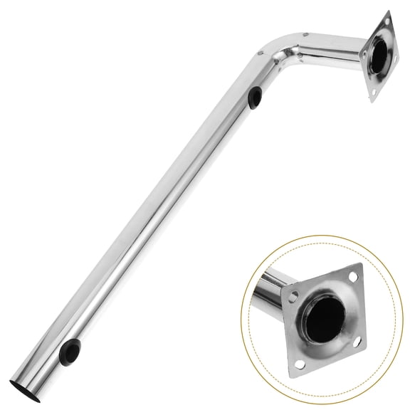 DINHEAROM 1Pcs Silver LShaped Stainless Steel Bridge Bracket Mount for Bridge and Support