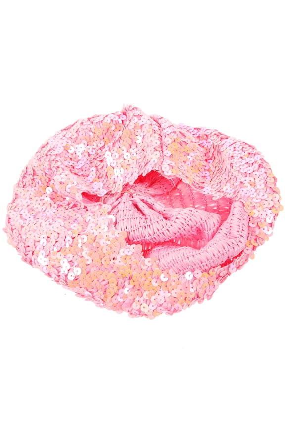 1Pcs Women Sparkly Sequins Beret Hat Durable for Photography Accessories