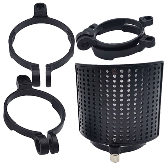 DINHEAROM 1Set Microphone Windshield Net -shape Design for and Acoustic Isolation in Live Streaming