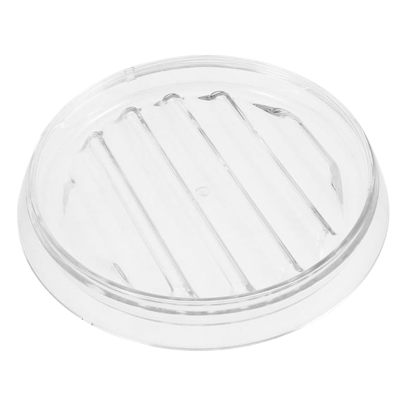 DINHEAROM 1Set Round Pitcher Saucer for Home Use Nonslip Bottom Sturdy Use PP Material