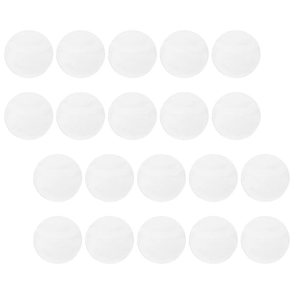 DINHEAROM 20Pcs Anti-Scratching Badge Covers for Collectors and Enthusiasts