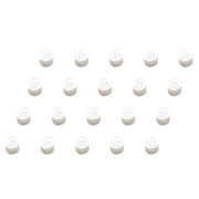 DINHEAROM 20-Pack Guitar Fretboard Inlay Stickers 3mm Diameter Shell Design Instrument Accessories