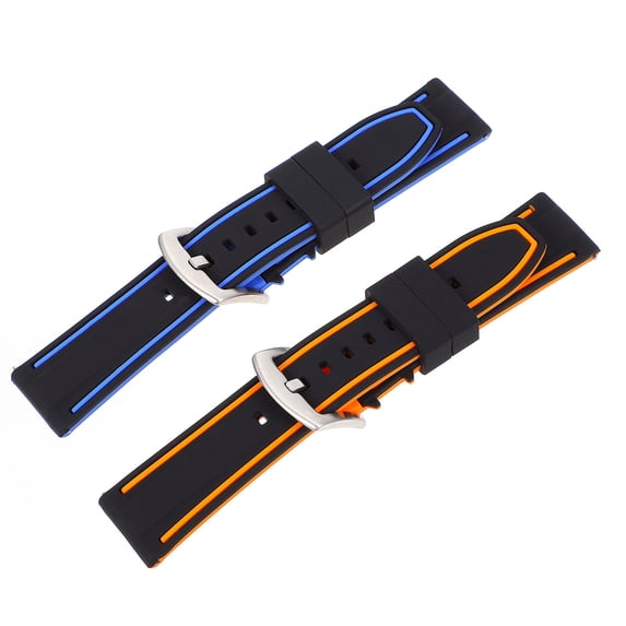 DINHEAROM 2Pcs Orange Fashion Design Watch Bracelet Occasion