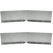 DINHEAROM 2-Pack Roof Gutter Guards, 15.7 x 3.5 x 0.8 Inches, Outdoor Gutter