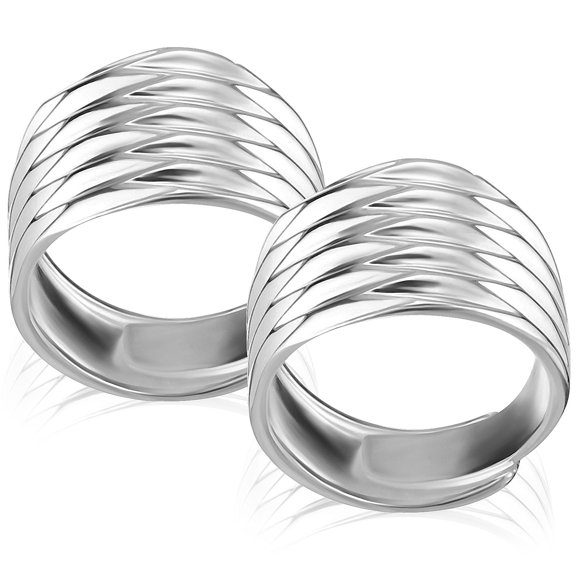 DINHEAROM 2-Pack Adjustable Women's Copper , Dainty and Elegant Jewelry Accessories for Stylish Everyday Wear
