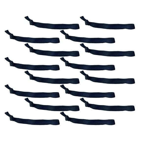 DINHEAROM 30Pcs Male Hair Band for Men Sports Enthusiasts Breathable and Elastic